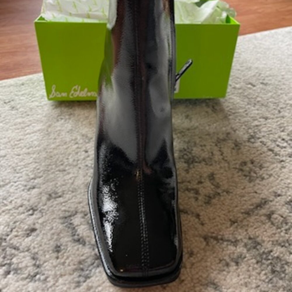 Sam Edelman Irie 2 Black Patent Boot 6.5 - Picture 5 of 7